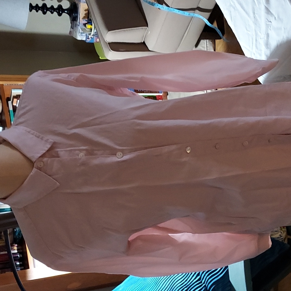 J. Jill pink cotton old school blouse size SMP.
